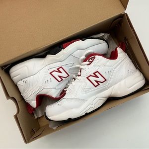 New Balance 608 sneakers sz 7 white/red